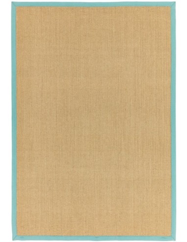 tappeto fibra naturale Sisal Aqua passatoia blu/azzurro