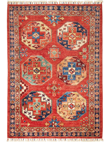 Zigler Fine Pakistan terra di siena e grano 106x152