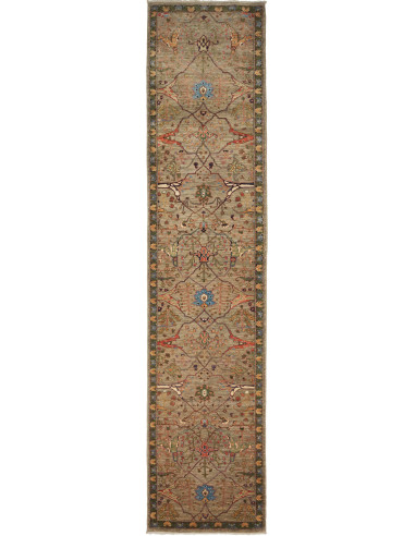 Aryana Fine Pakistan grigio e grigio 88x410