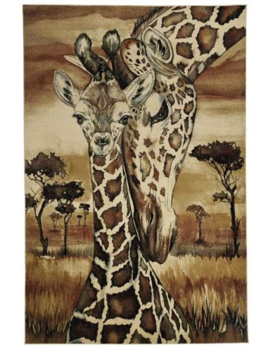 tappeto MUSEUM Giraffe 505 marrone