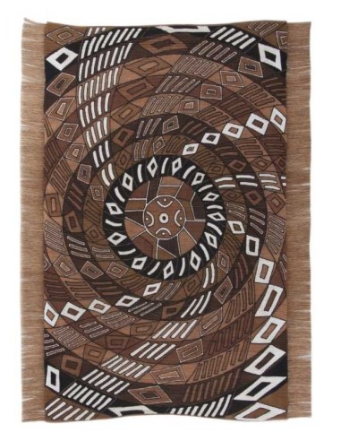 tappeto Bogolan BO 004 505 marrone
