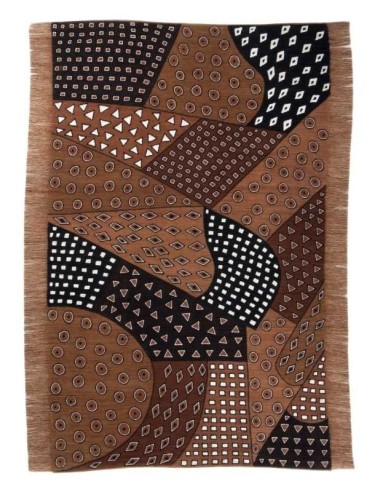 tappeto Bogolan BO 009 455 terra multi