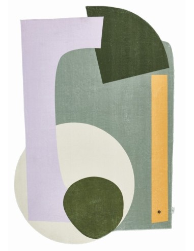 tappeto Shapes EIGHT 305 verde multi