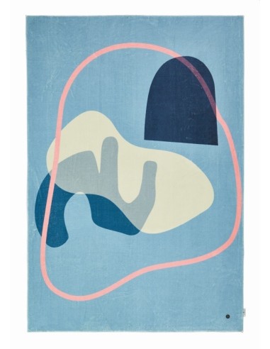 tappeto Shapes FIVE 705 blu multi
