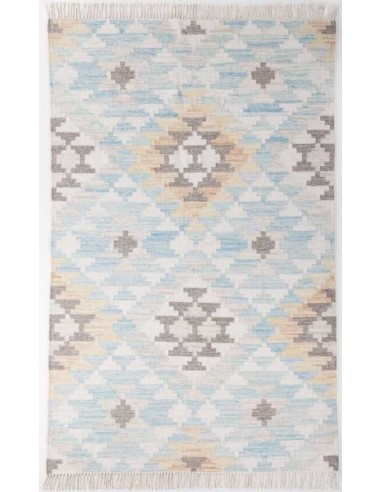 tappeto Vintage CheckKel 725 turchese multi