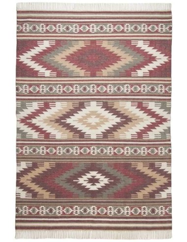 tappeto Vintage Kelim c I 200 rosso