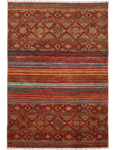 Rubin Pakistan marrone sella e argento 168x240