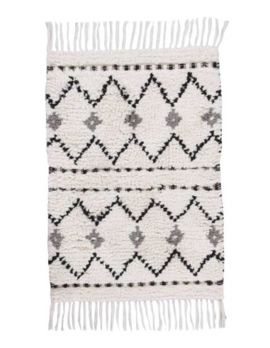 tappeto Ethno Bath Zigzag 103 bianco multi