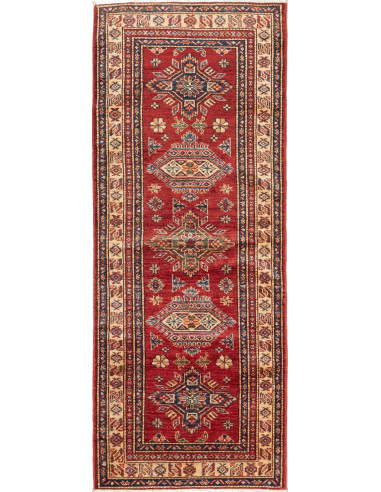 Kazak Fine Pakistan terra di siena e legno robusto 76x197