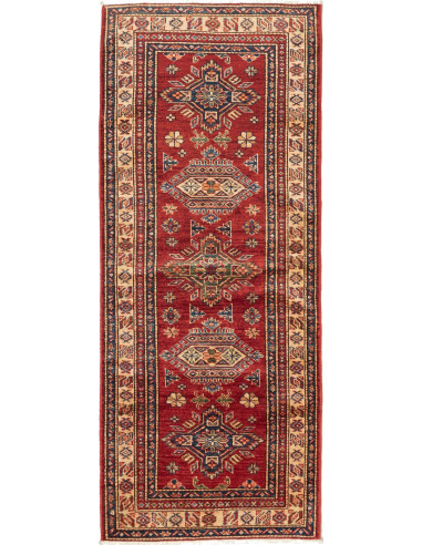 Kazak Fine Pakistan terra di siena e legno robusto 76x212