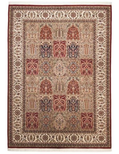 tappeto Sirsa Silk Bakt. N 562 rosso crema