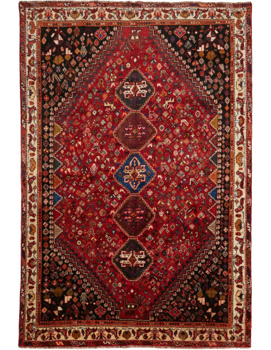 Shiraz Persia marrone sella e abbronzatura 172x254
