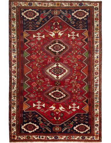 Shiraz Persia marrone sella e abbronzatura 182x279