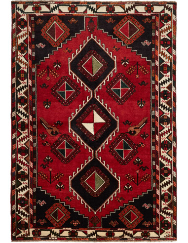 Shiraz Persia nero e argento 175x253