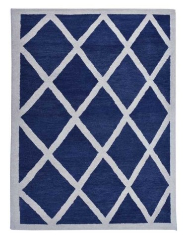tappeto Royal Design 099 565 blu crema
