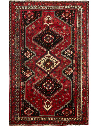 Shiraz Persia marrone rossiccio e marrone 176x276