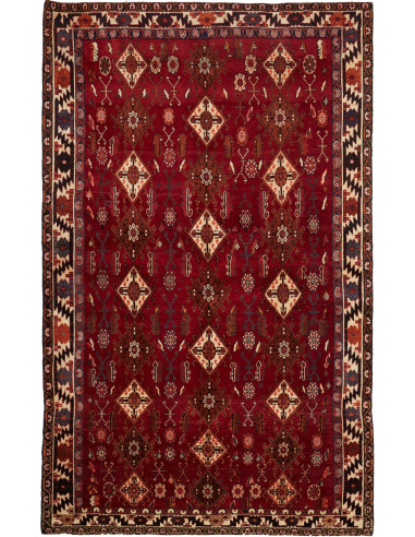 Shiraz Persia marrone rossiccio e abbronzatura 158x258