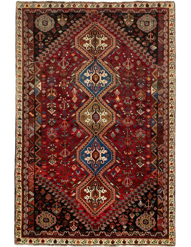 Shiraz Persia marrone rossiccio e abbronzatura 173x259