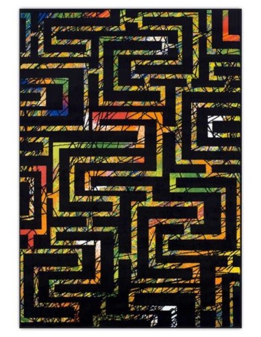 tappeto Happy Color 4442 600 nero