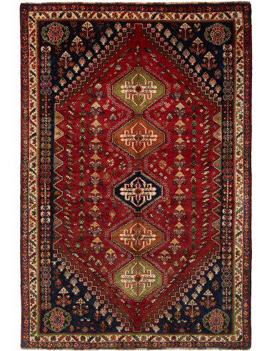 Shiraz Persia marrone sella e abbronzatura 168x255