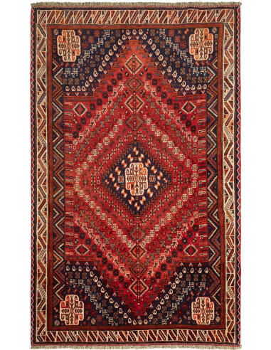 Shiraz Persia marrone sella e abbronzatura 170x280