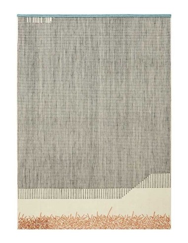 tappeto moderno GAN Backstitch Calm Brick