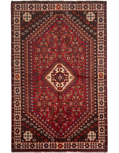 Shiraz Persia grigio ardesia scuro e marrone 160x253
