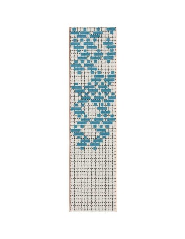 tappeto moderno GAN Bandas Single C Turquoise