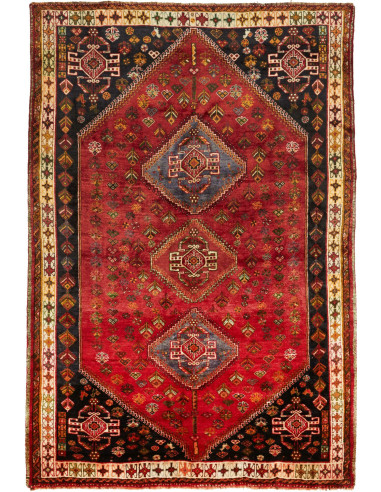 Shiraz Persia marrone sella e nero 175x260