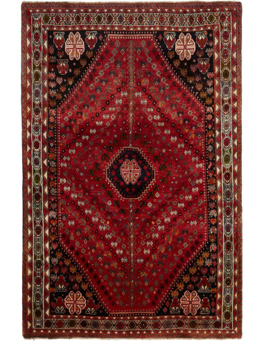 Shiraz Persia marrone sella e abbronzatura 162x250