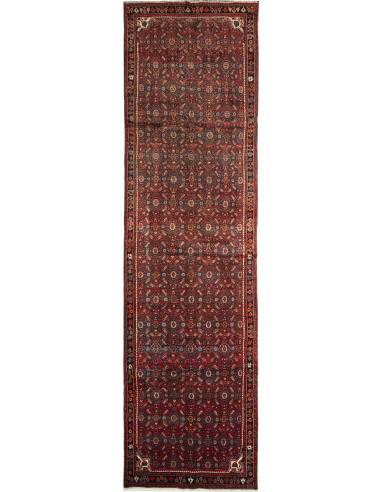 Hamadan Persia marrone sella e marrone rosato 117x472