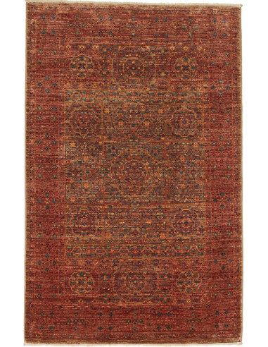 Mamlouk Pakistan marrone sella e marrone sella 98x151