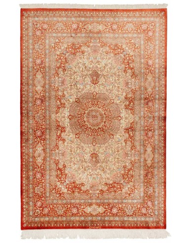 Hand made rug Ghom Silk Persia cm.130x197