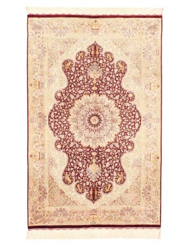 Hand made rug Ghom Silk Persia cm.98x152