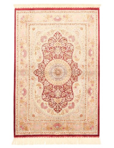 Hand made rug Ghom Silk Persia cm.100x147