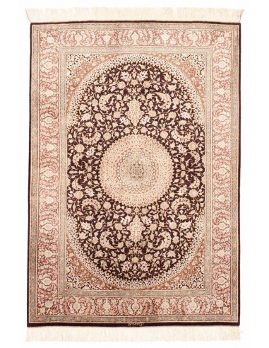 Hand made rug Ghom Silk Persia cm.100x146