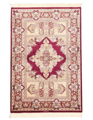 Hand made rug Ghom Silk Persia cm.100x147