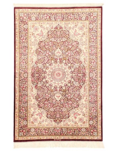 Hand made rug Ghom Silk Persia cm.98x148