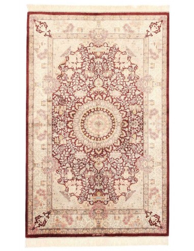 Hand made rug Ghom Silk Persia cm.100x155