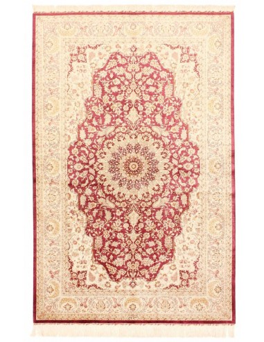 Hand made rug Ghom Silk Persia cm.132x201