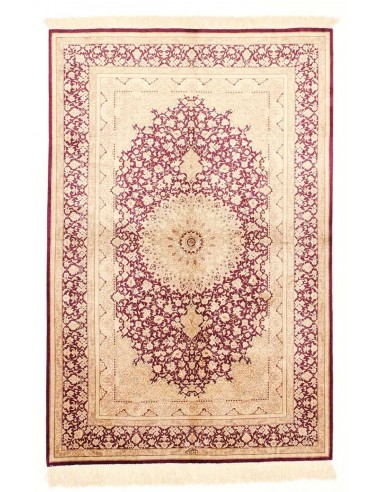 Hand made rug Ghom Silk Persia cm.100x153