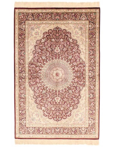 Hand made rug Ghom Silk Persia cm.130x200