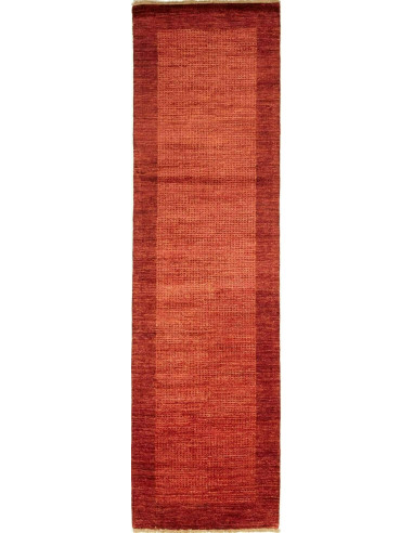 Gabbeh Moderno Pakistan marrone e salmone 73x205