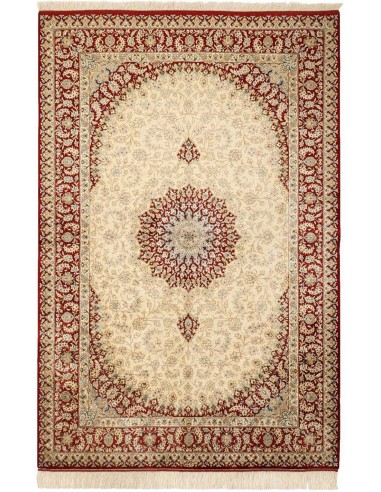 Hand made rug Ghom Silk Persia cm.132x201