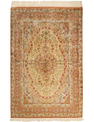 Hand made rug Ghom Silk Persia cm.102x152