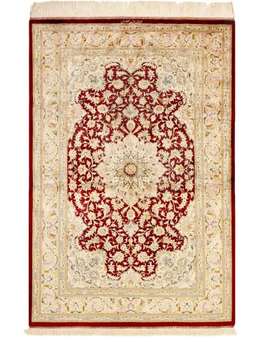 Hand made rug Ghom Silk Persia cm.99x147
