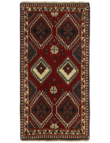 Hand made rug Yalameh Persia cm.56x105