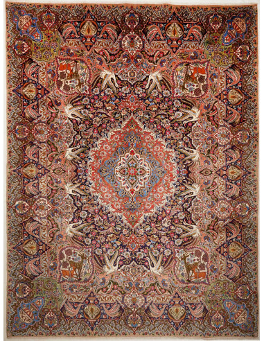 Kashamr Zirkhaki Persia terra di siena e nero 294x390
