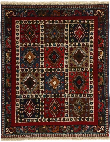 Hand made rug Yalameh Persia cm.104x136