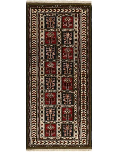 Hand made rug Torkaman Fine Persia cm.87x198